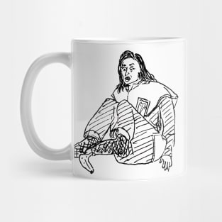 lou sanders - banana feet Mug